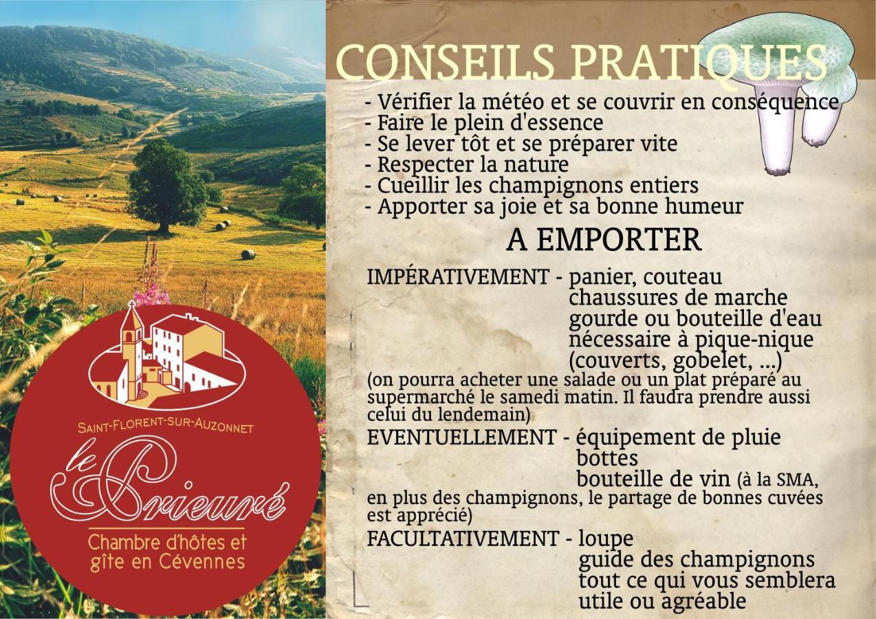 Saint-Florent-sur-Auzonnet Le Prieure B&B 외부 사진